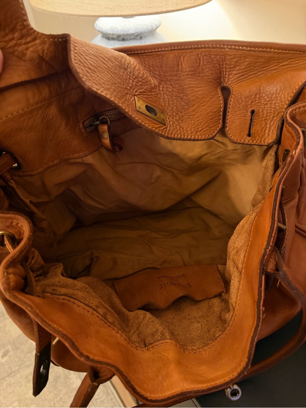 Italian Leather Birkin Style Bag - Picture 7 of 10